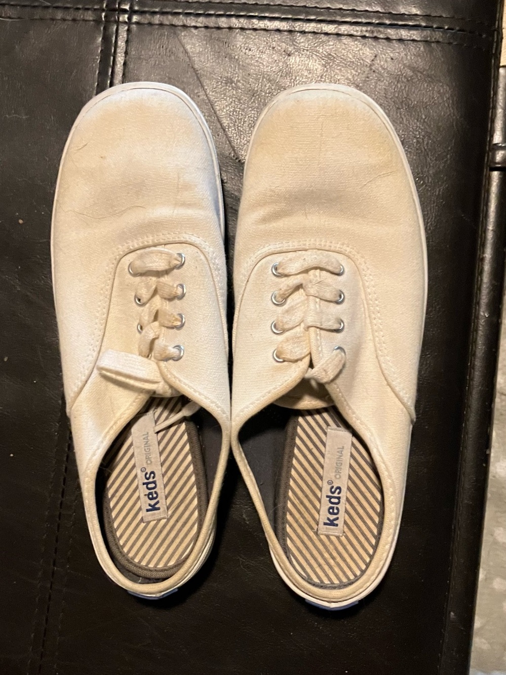 Keds women's Classic Canvas Sneakers in Off-White